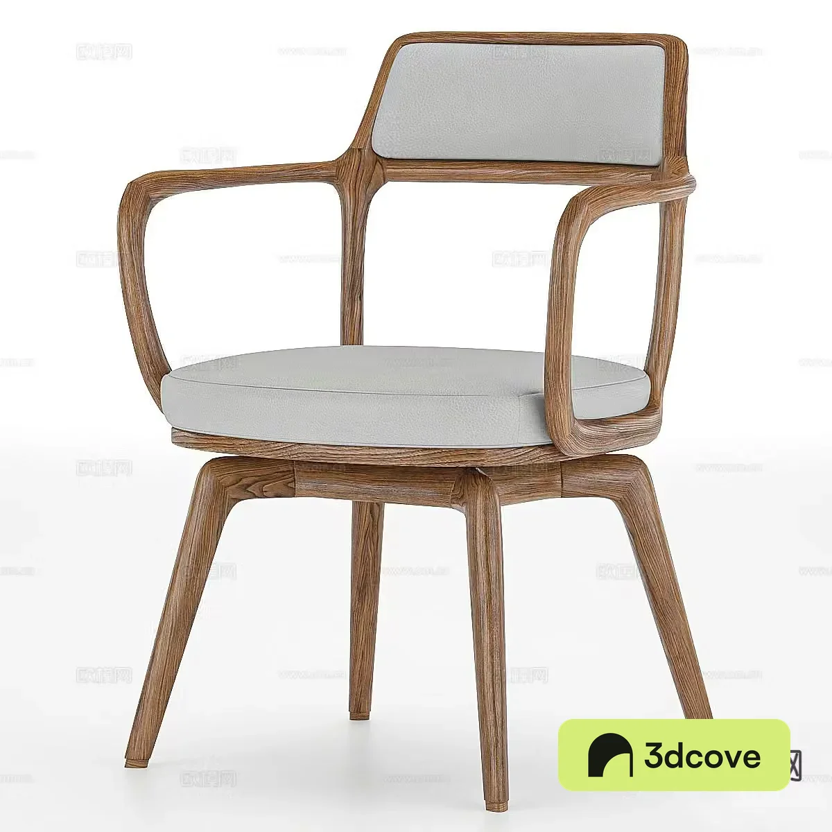 Log style armchair leisure chair