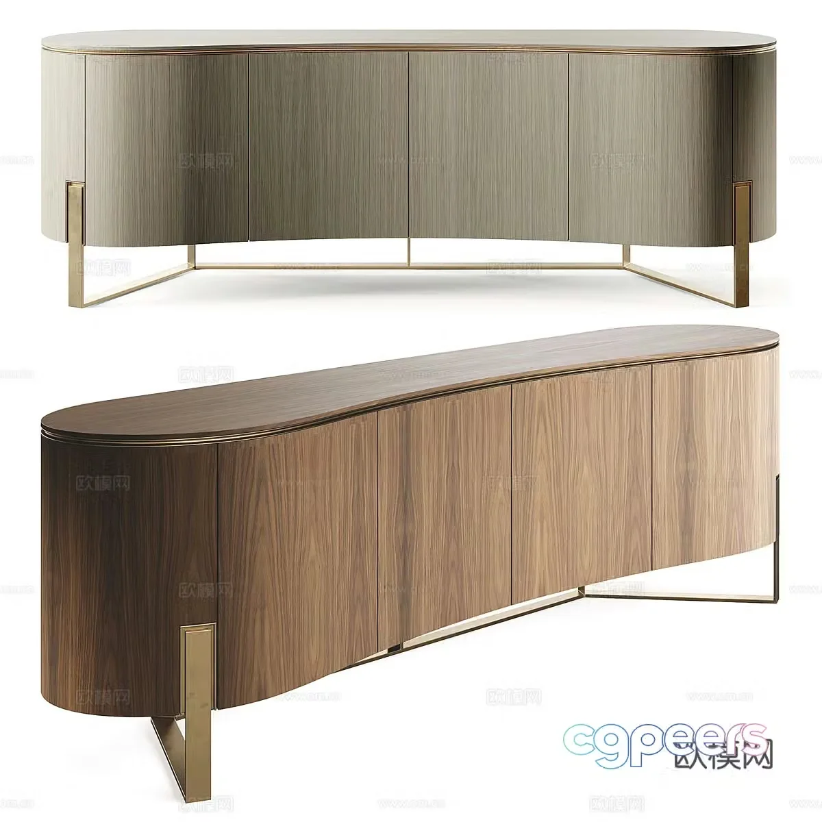 Modern TV cabinet 3d model