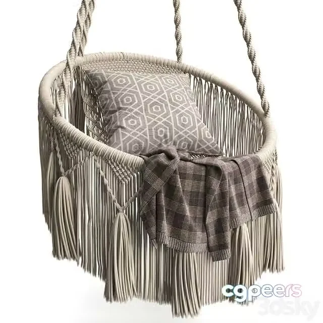 3ds Max Free – Swing Chair Imperial