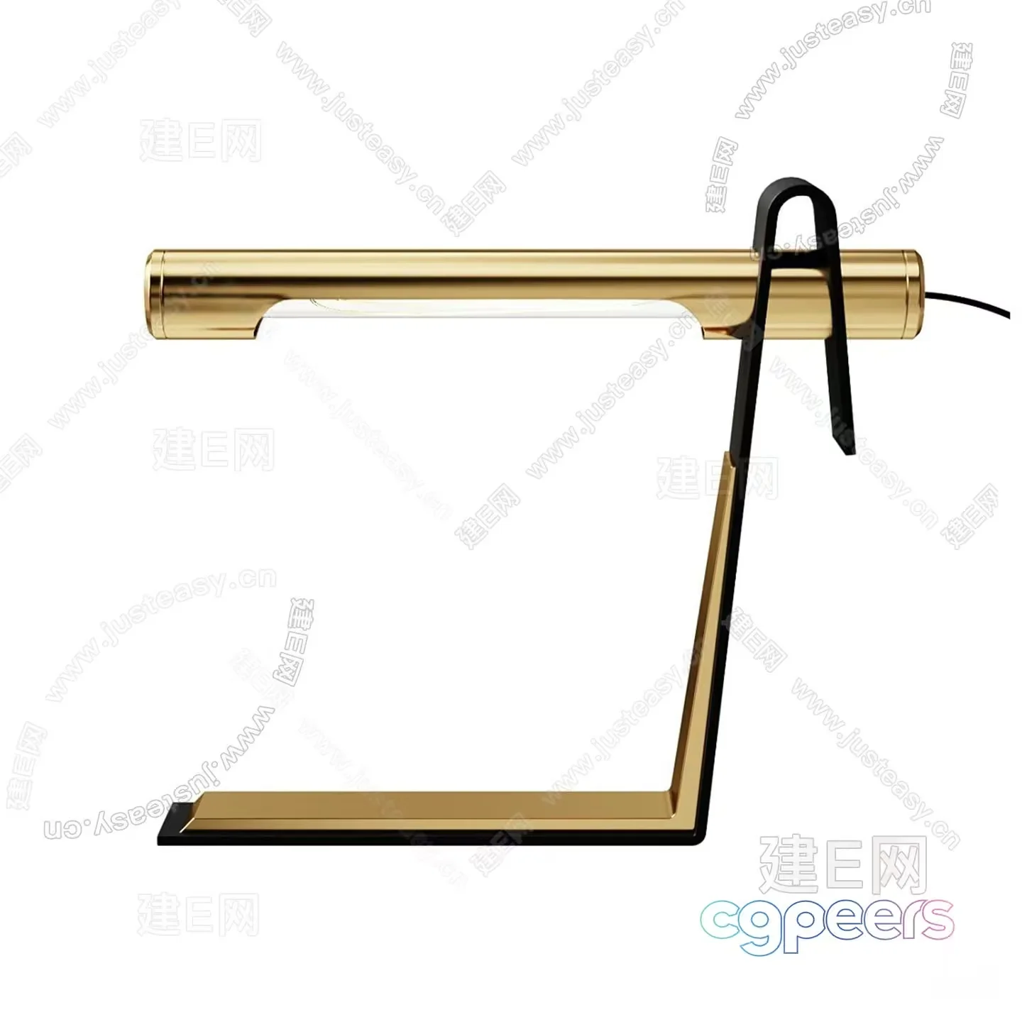 Gold Light Fixture 3D Model – 4279 – VRAY Render