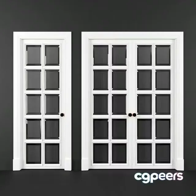 3ds Max Free – Set of classic doors