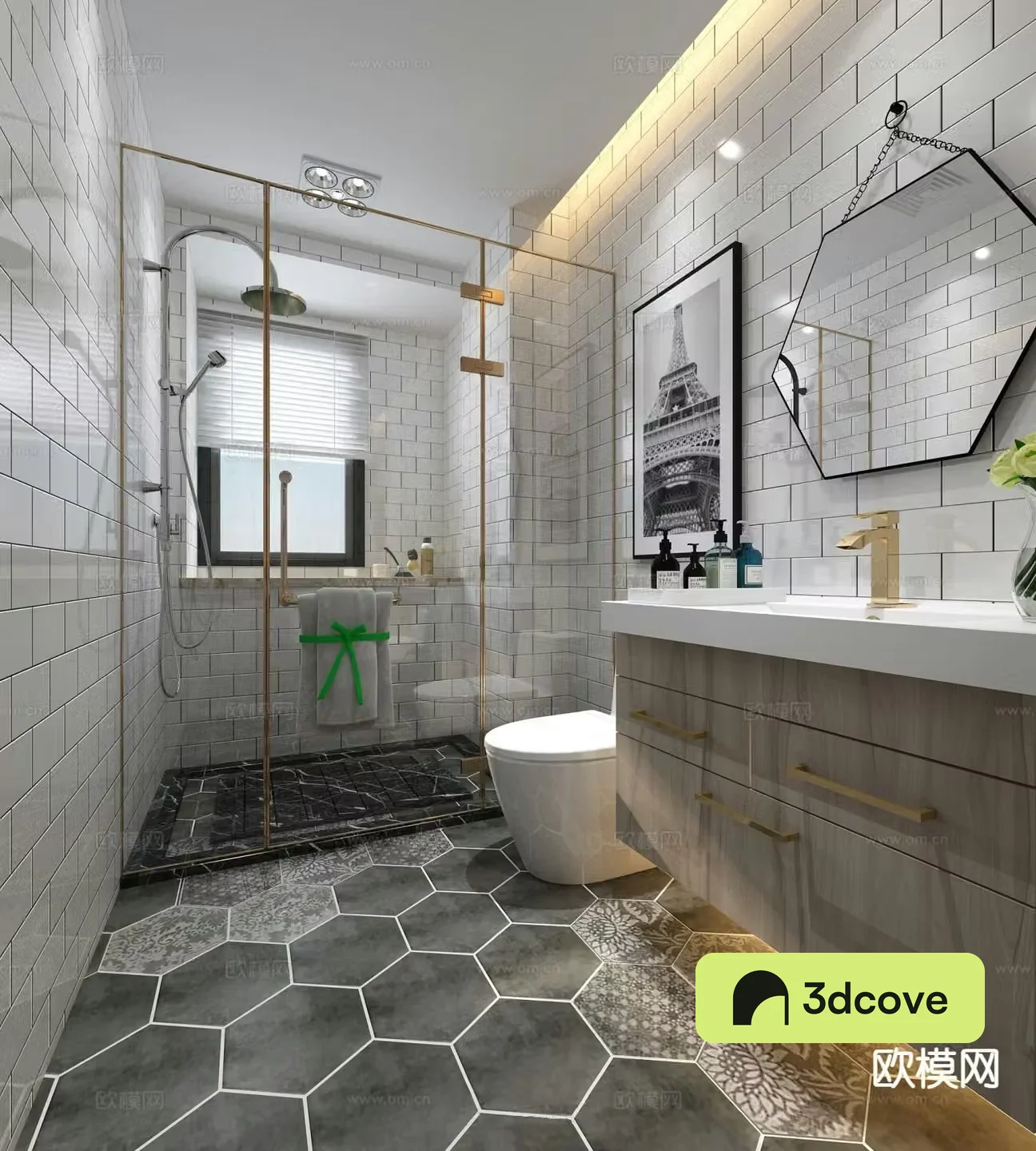 American bathroom