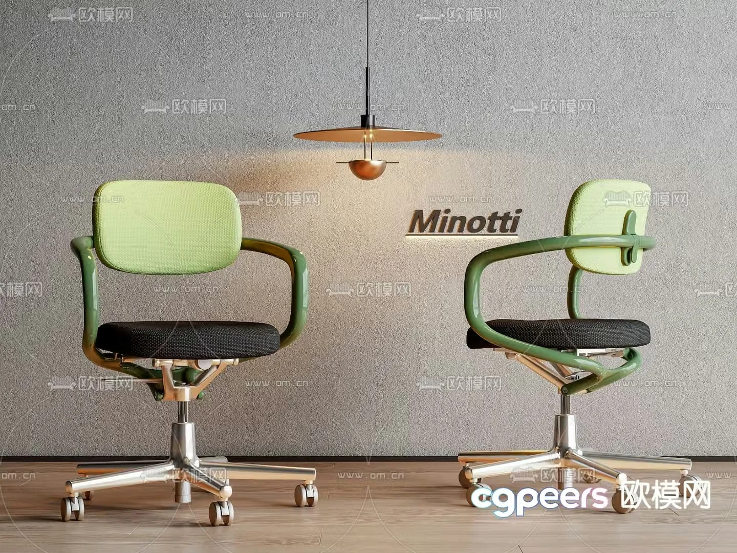 Office chair shift chair staff chair 3d model