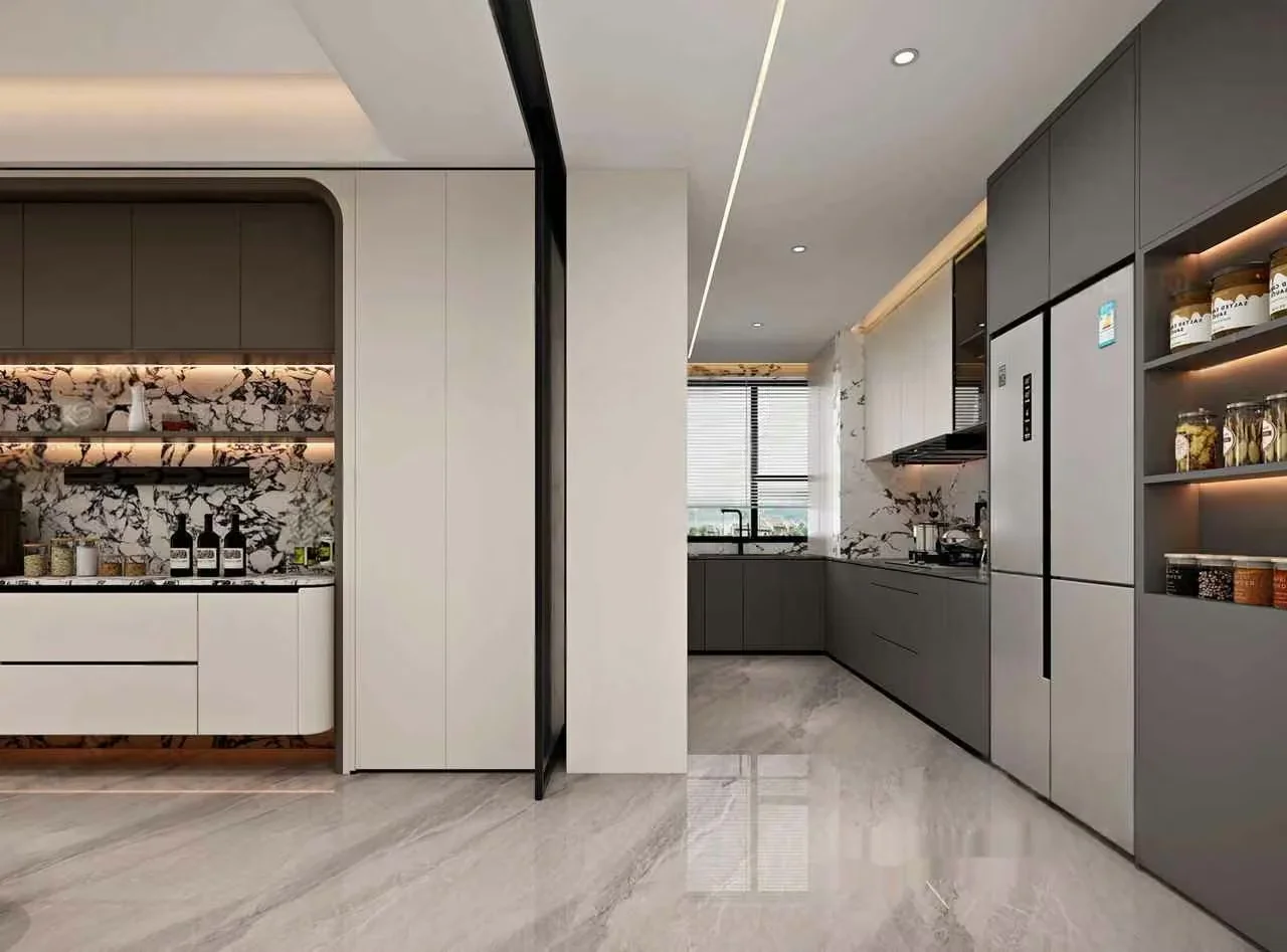 Modern Kitchen Design 3D Model – 9753 – VRAY Render