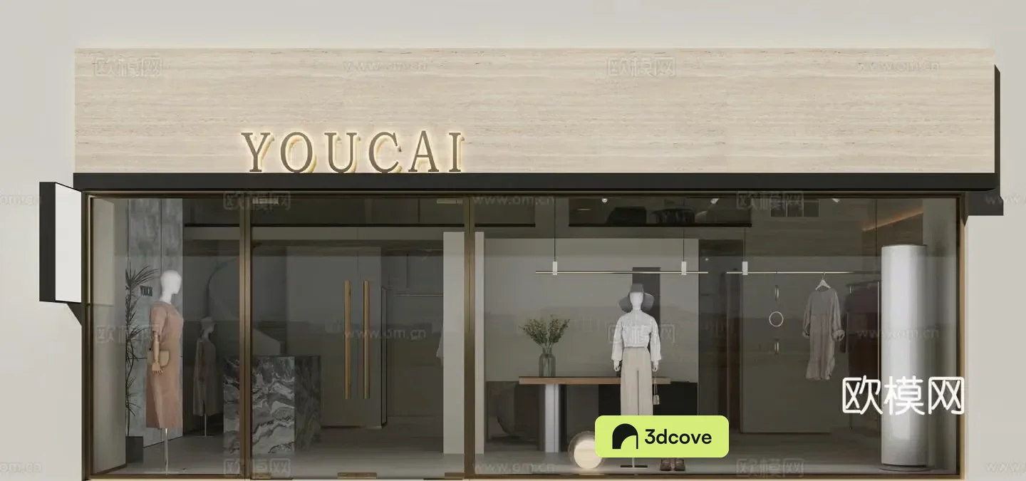 Modern clothing store women’s clothing store