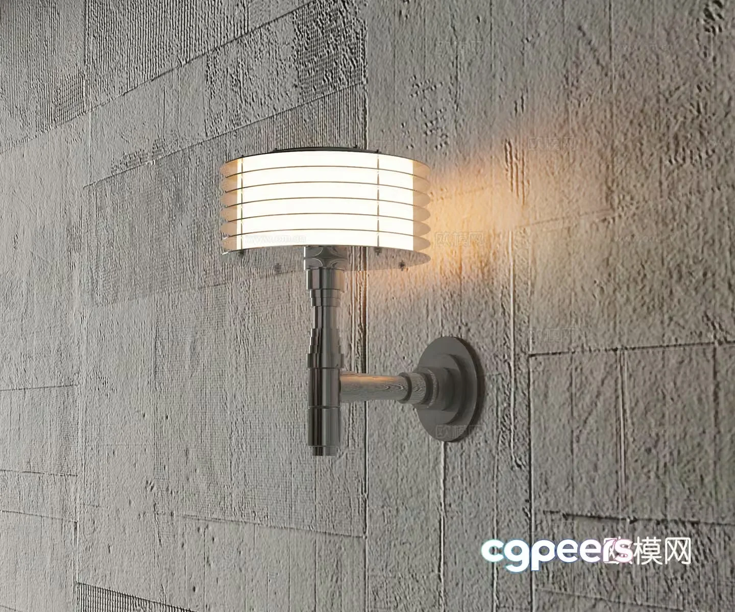 Modern wall lamp Industrial wall lamp Stainless steel wall lamp 3d model