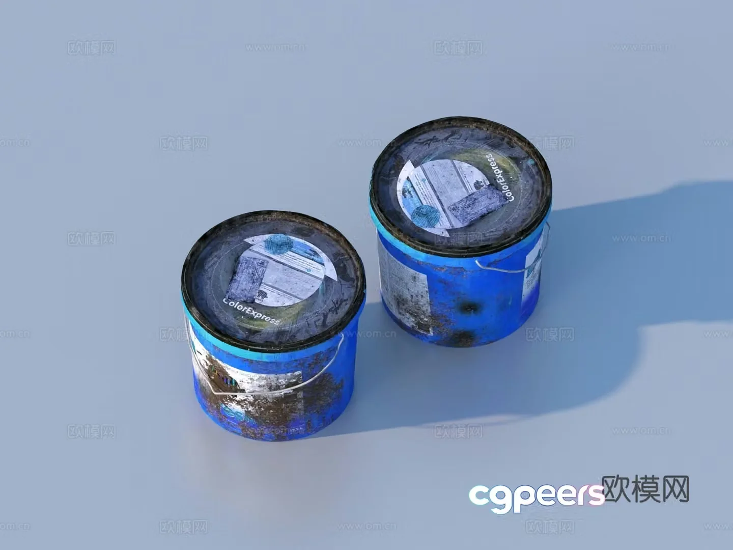 Oil tank Iron tank Iron barrel Oil tank 3d model