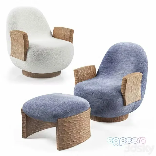 3ds Max Free – Mad armchair by Pierre Yovanovitch