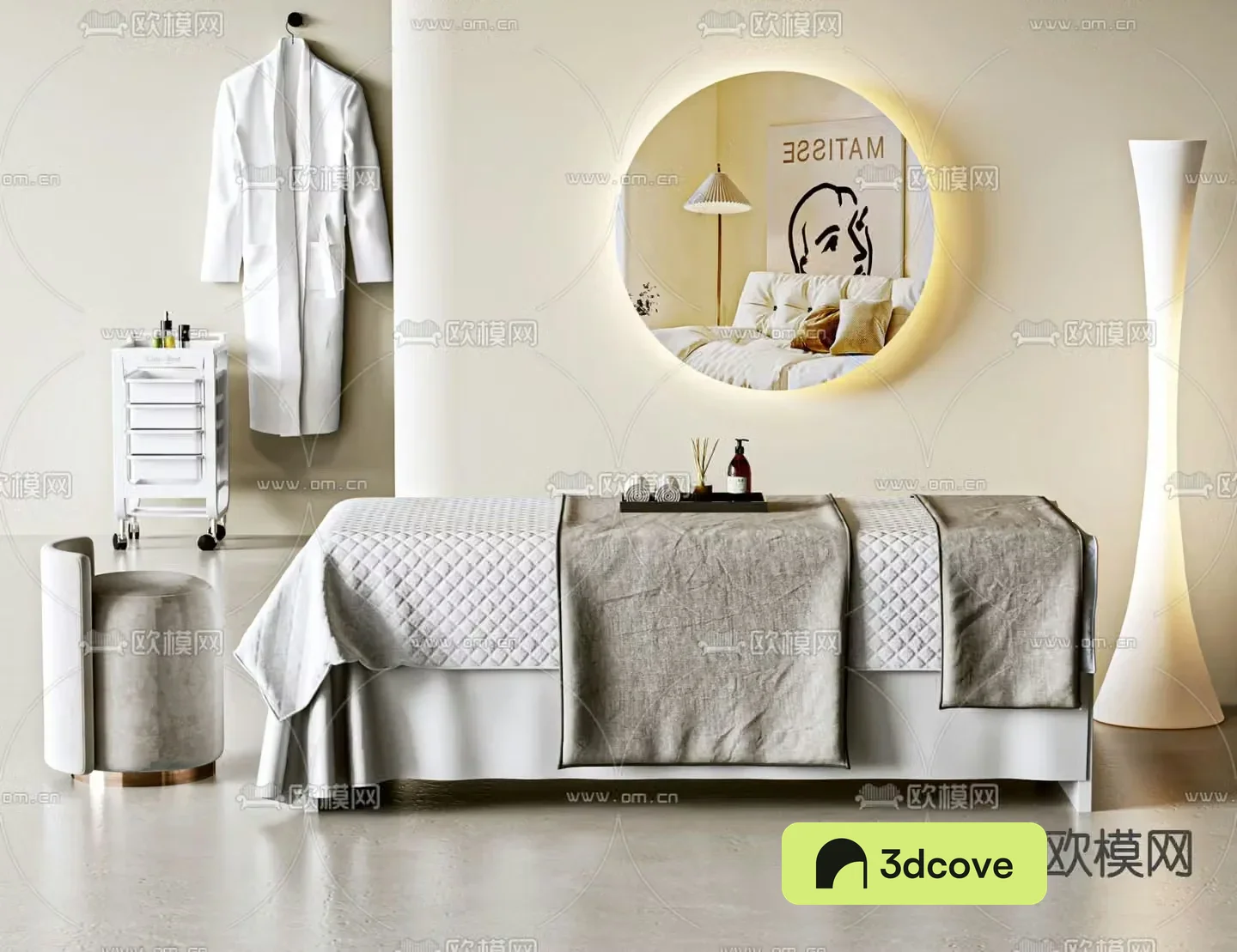 Beauty salon massage bed physiotherapy bed nursing bed