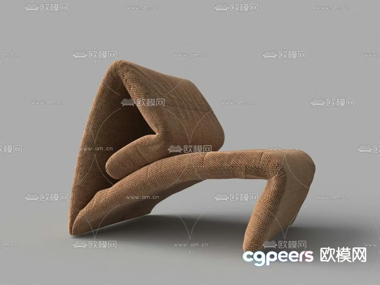 Creative chair leisure chair 3d model