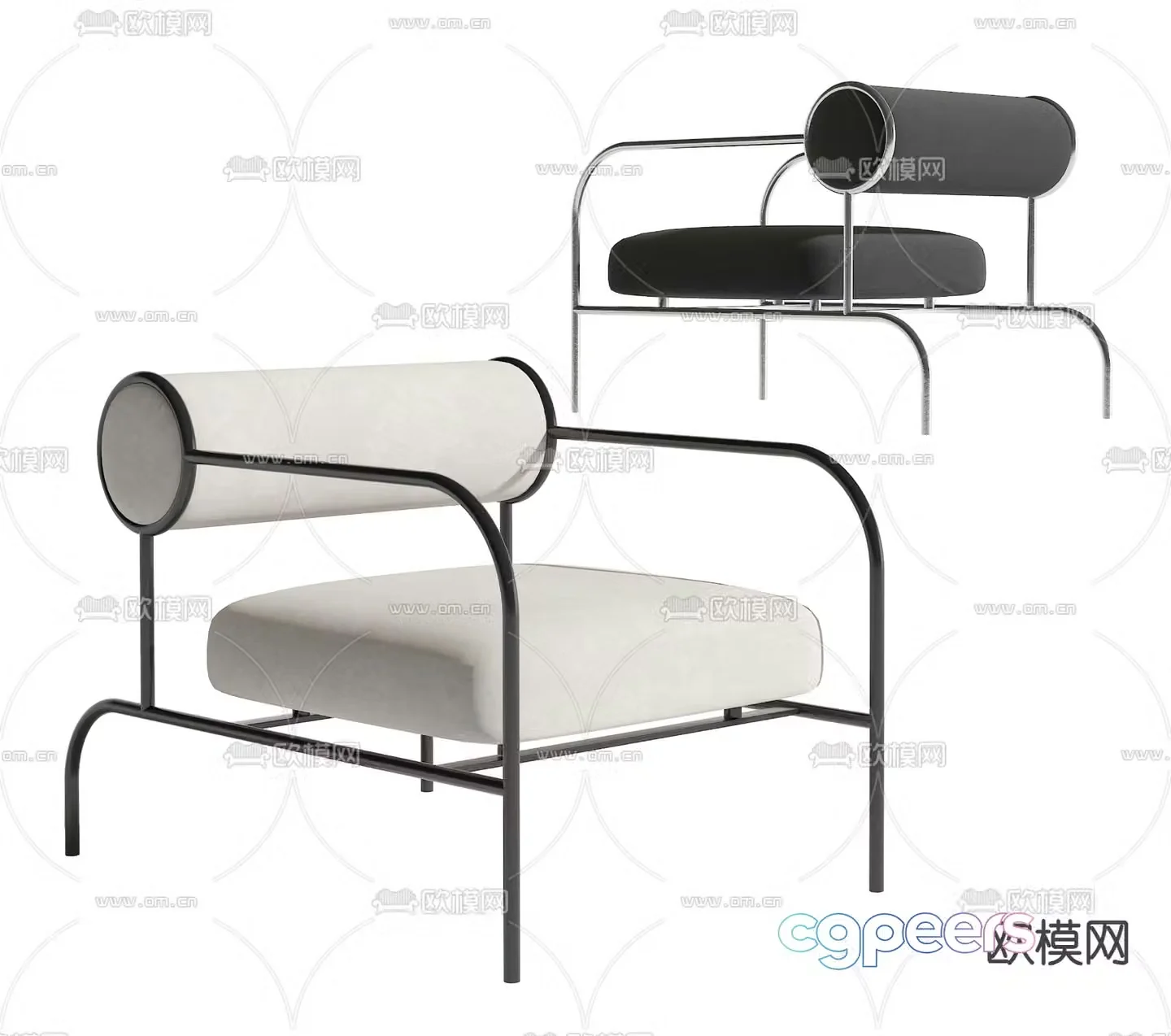 Sofa chair leisure chair armchair 3d model