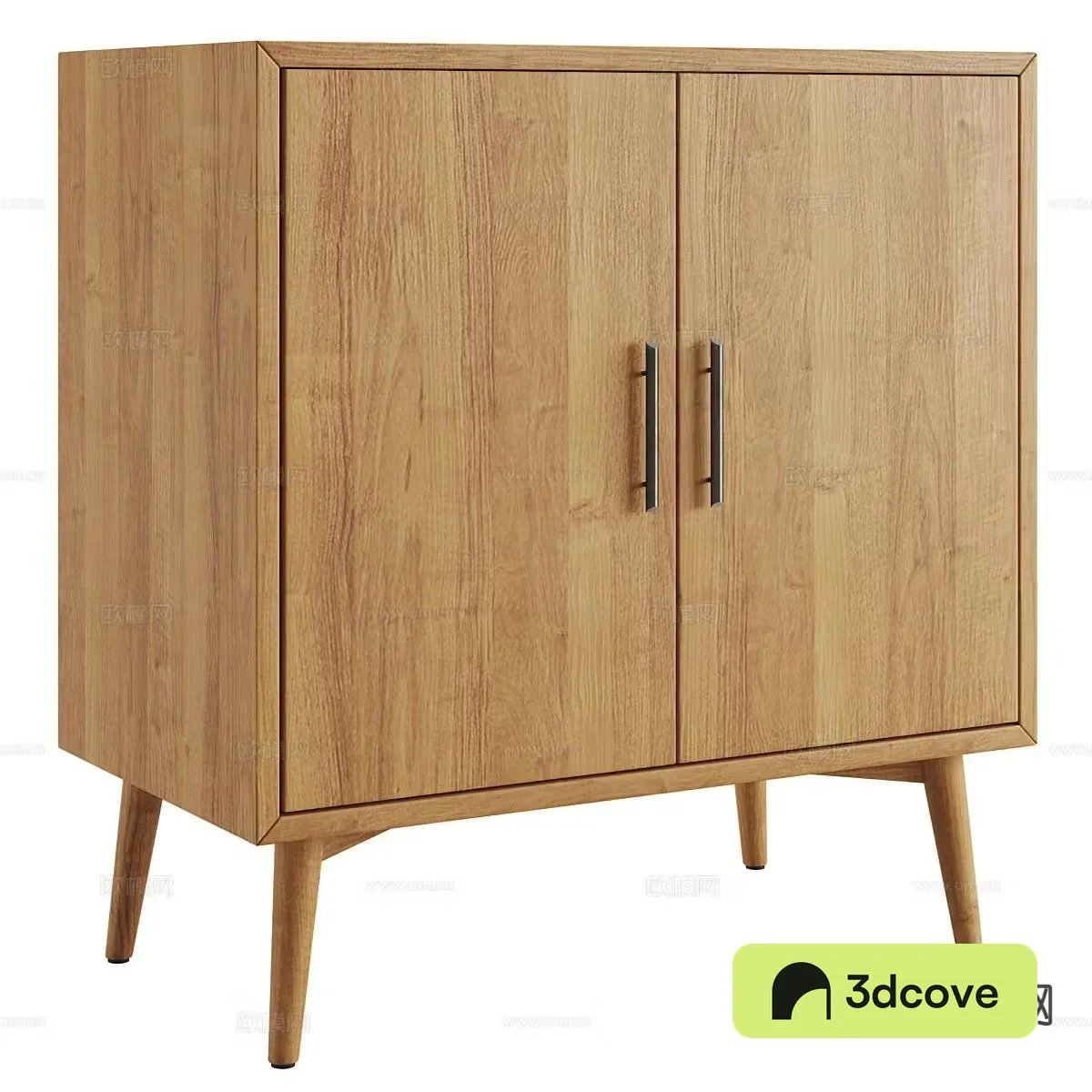 Log style entrance cabinet