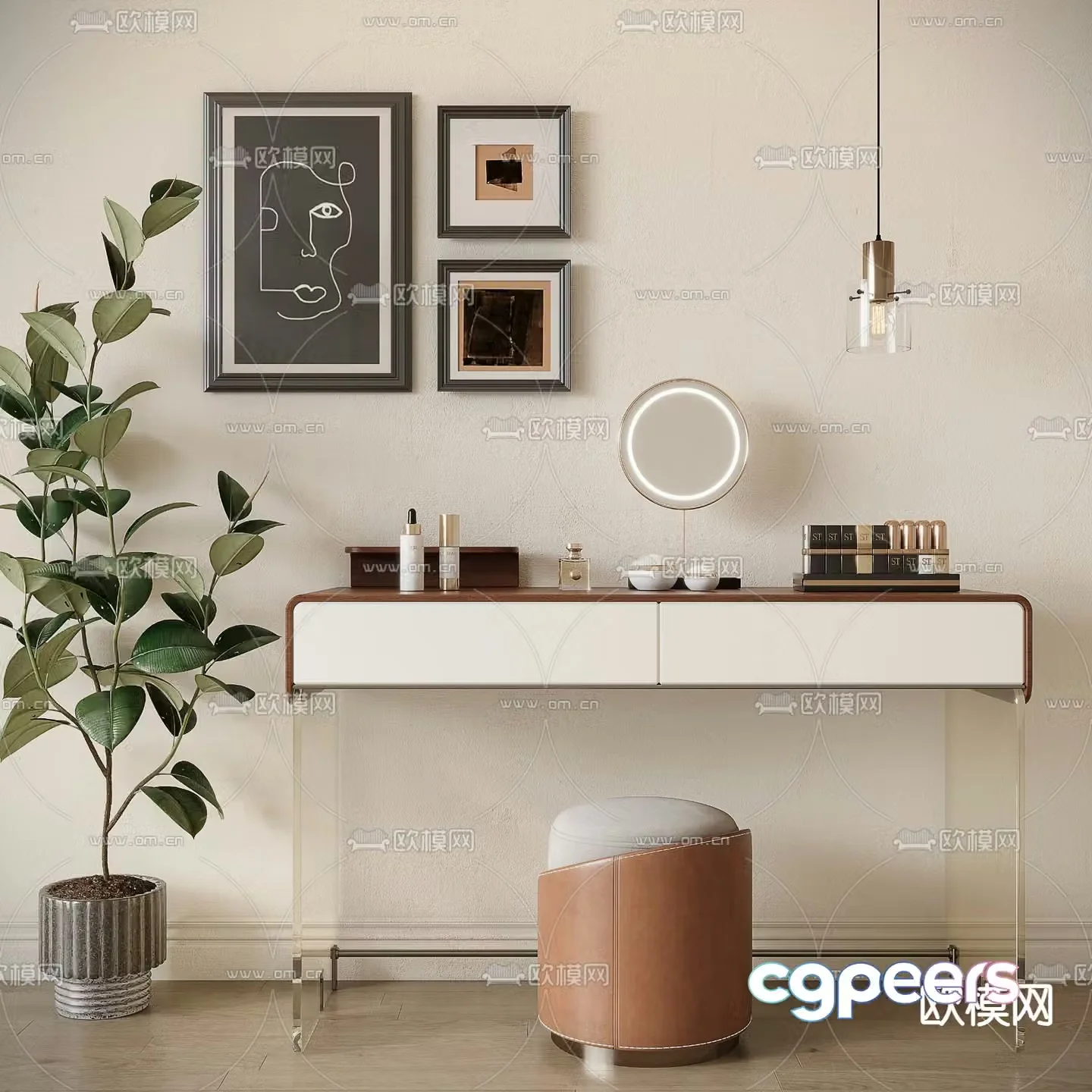 Dressing table dressing table 3d model