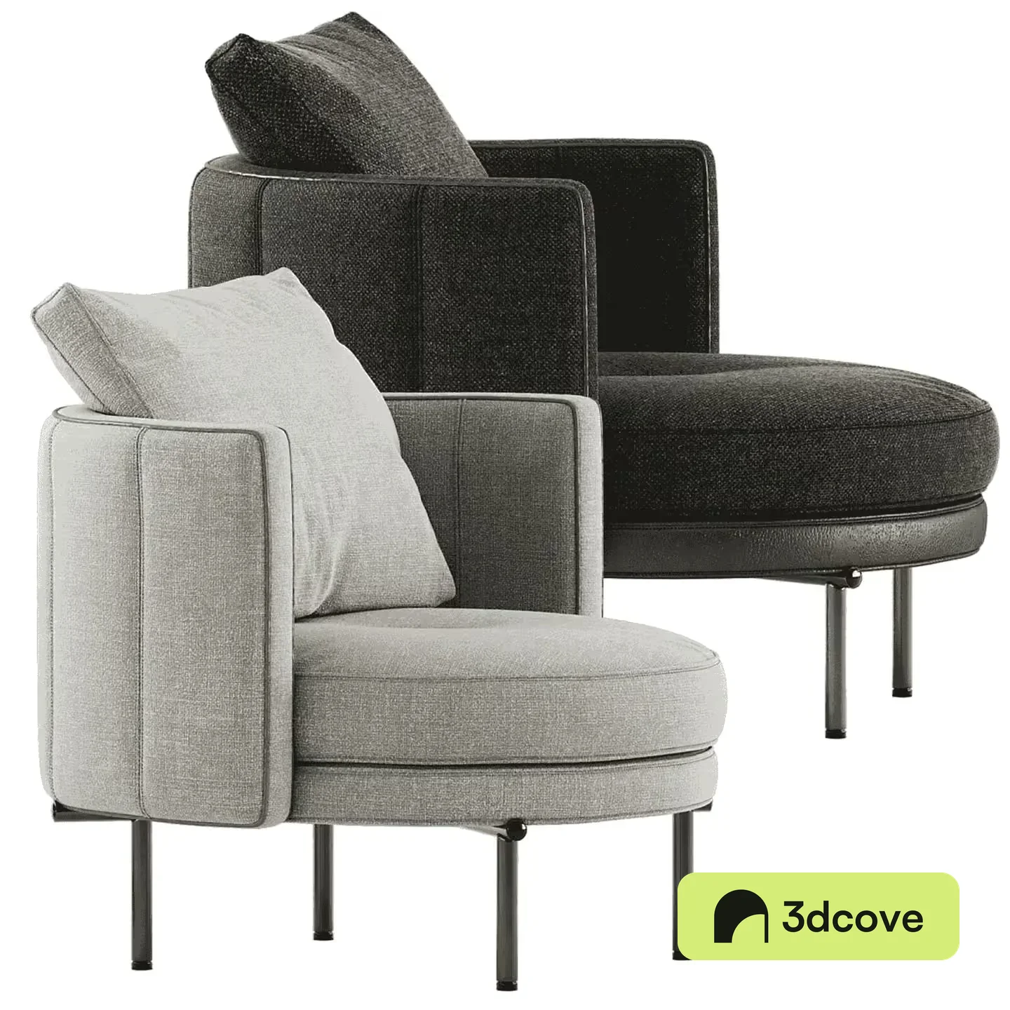 Modern Grey Chair