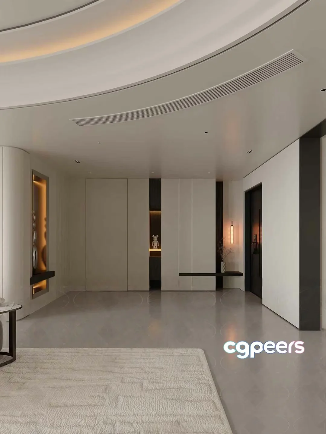 Modern Minimalist Interior 3D Model – 17797 – CORONA Render