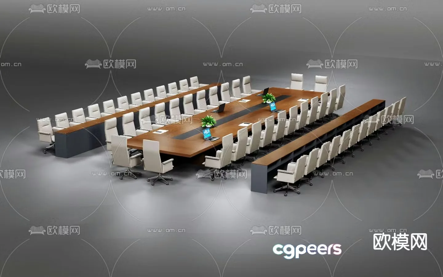 Modern conference table conference table 3d model