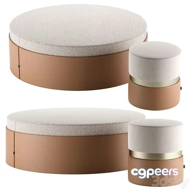 3ds Max Free – Jason & Edson Poufs by Laskasas