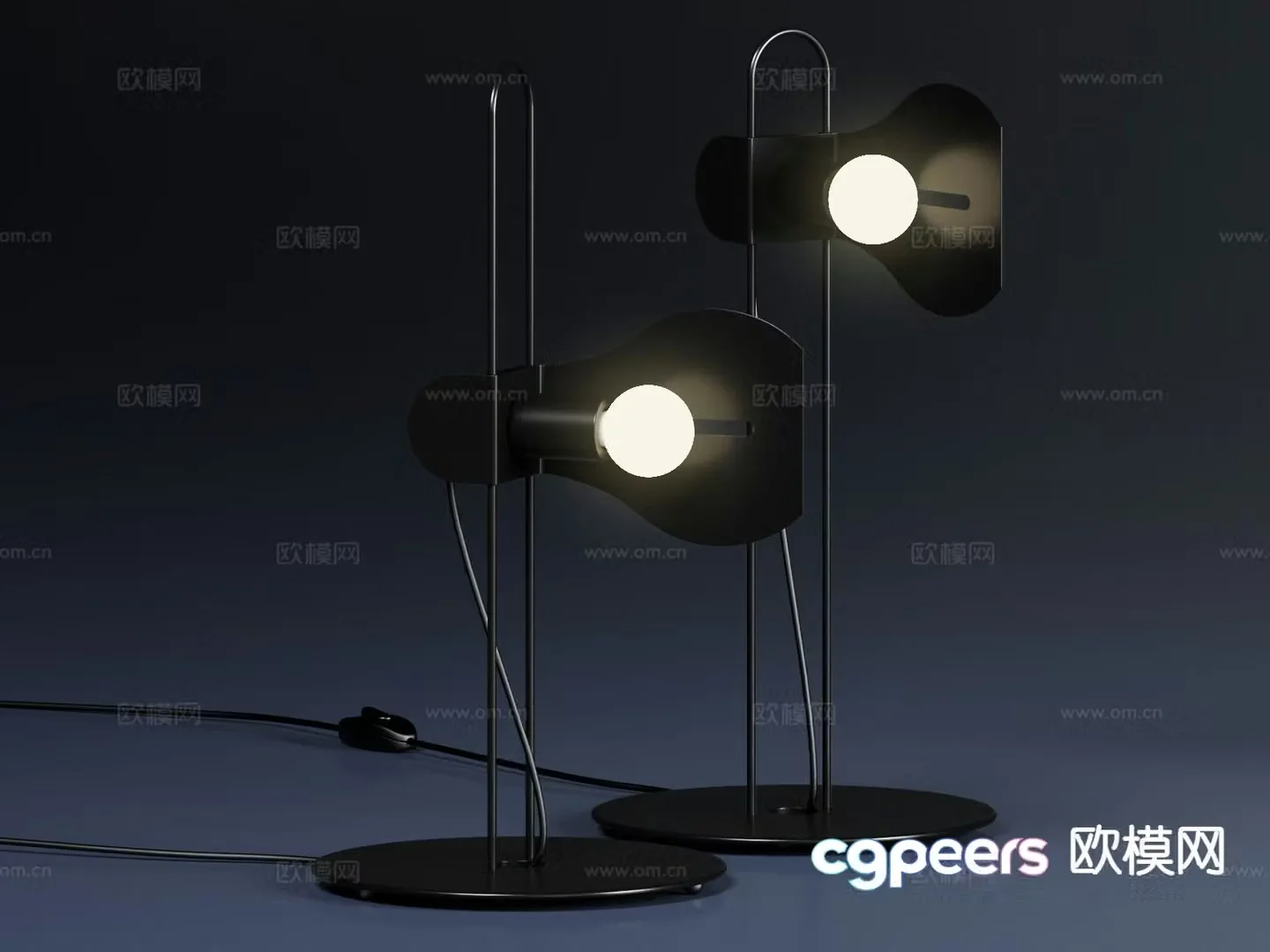 Modern desk lamp creative desk lamp desk lamp 3d model