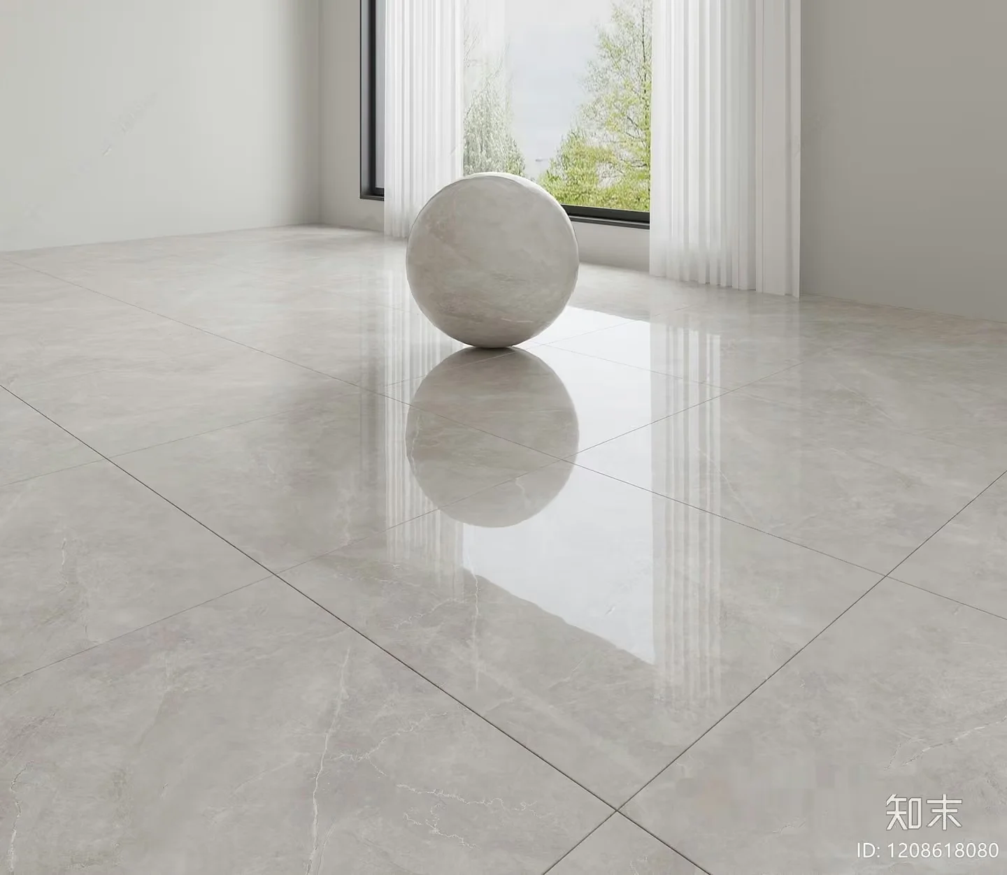 Modern Marble Floor 3D Model – 13733 – VRAY Render