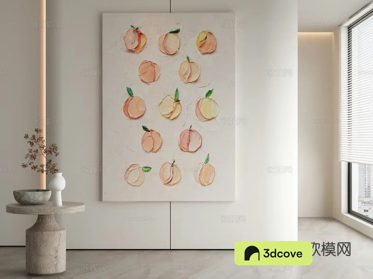 Modern texture painting decorative painting