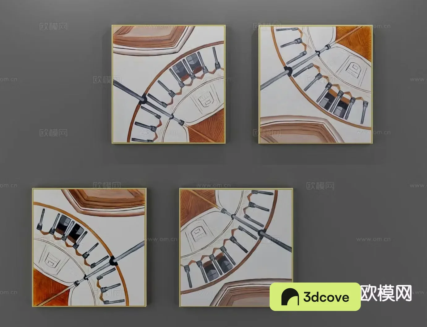 Modern decorative painting abstract painting