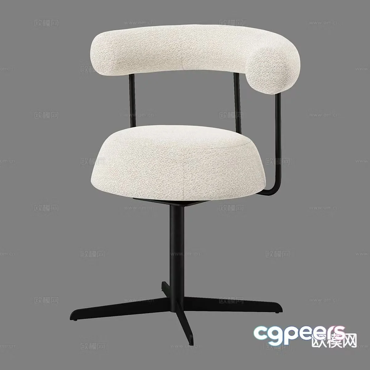 Modern chair leisure chair 3d model