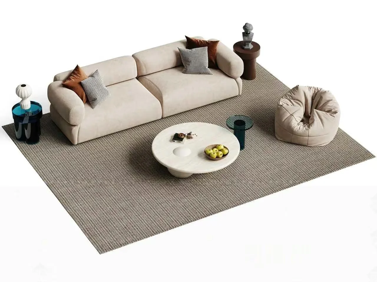 Modern Living Room 3D Model – 18773 – CORONA Render
