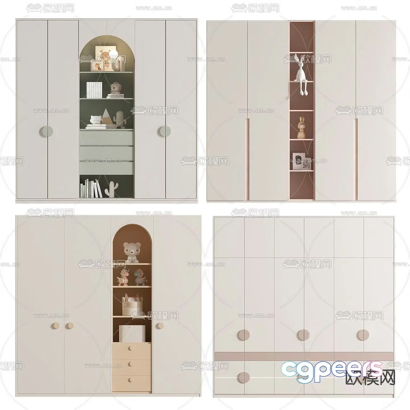 Children’s wardrobe 3d model