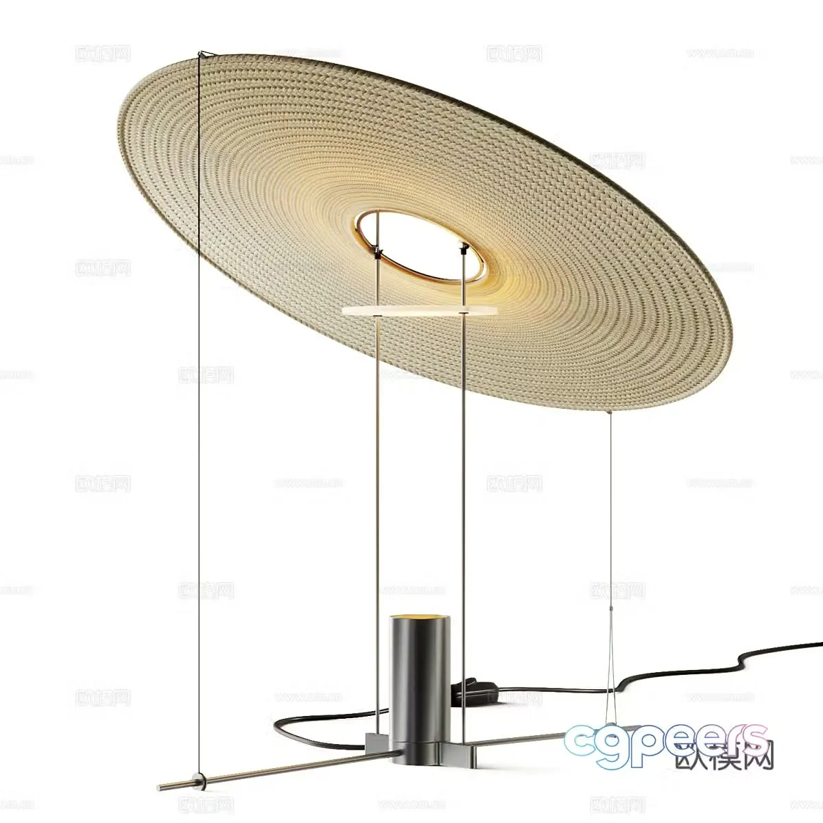Modern minimalist desk lamp 3d model