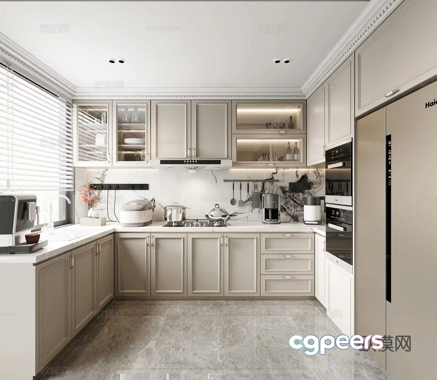 French kitchen 3d model