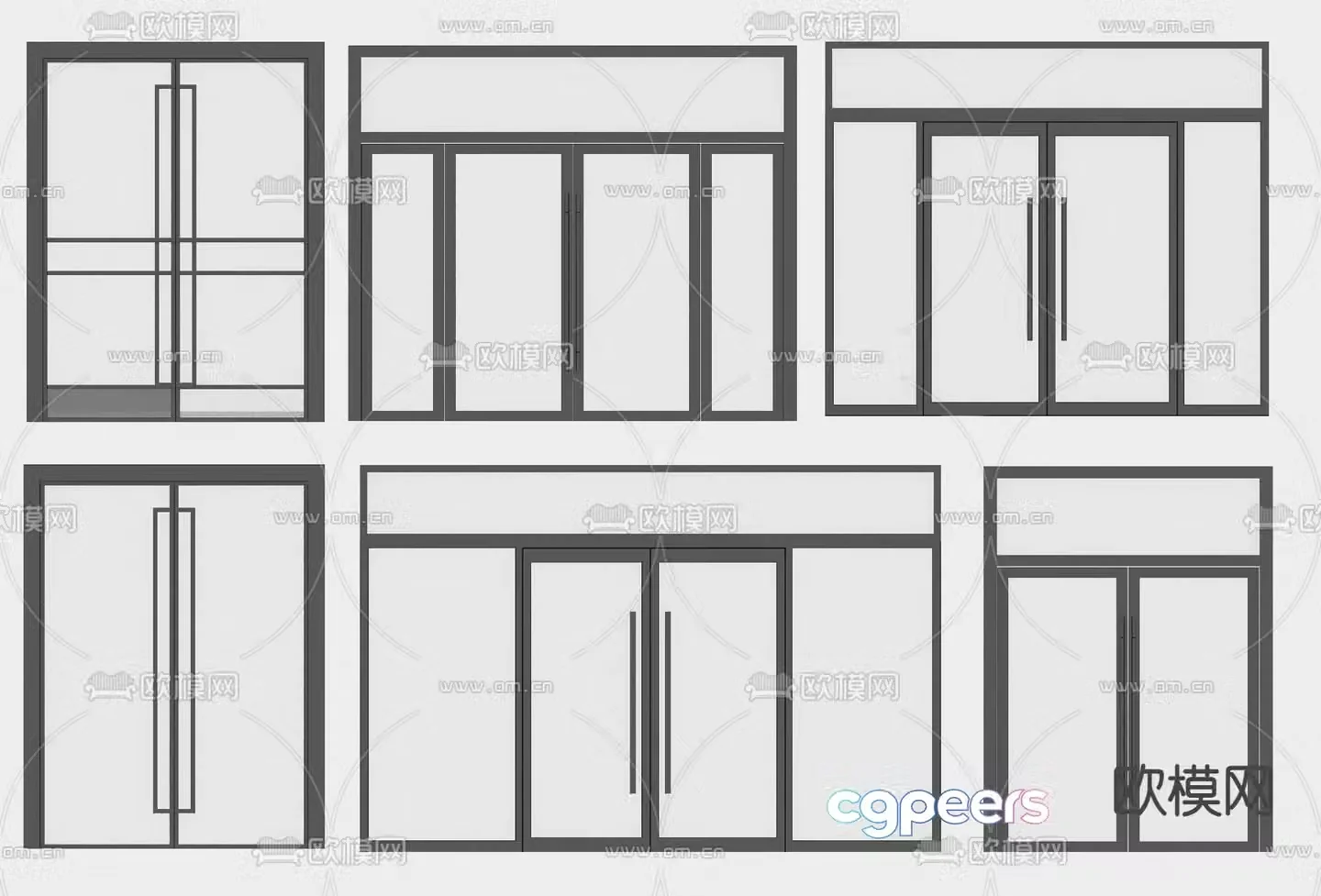 Sliding door sliding door 3d model