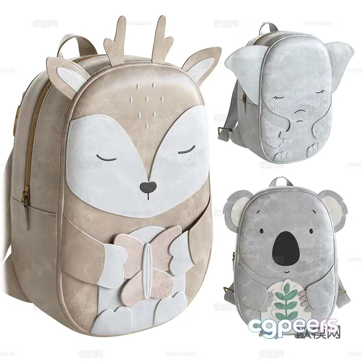 Bag backpack 3d model