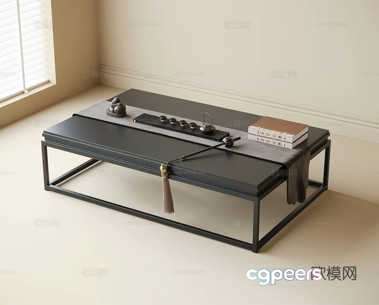 New Chinese coffee table 3d model
