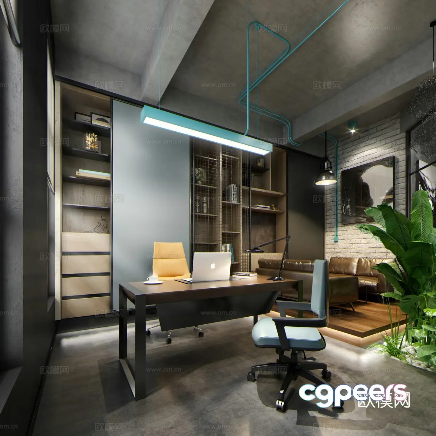 General Manager’s Office Supervisor’s Office 3D model