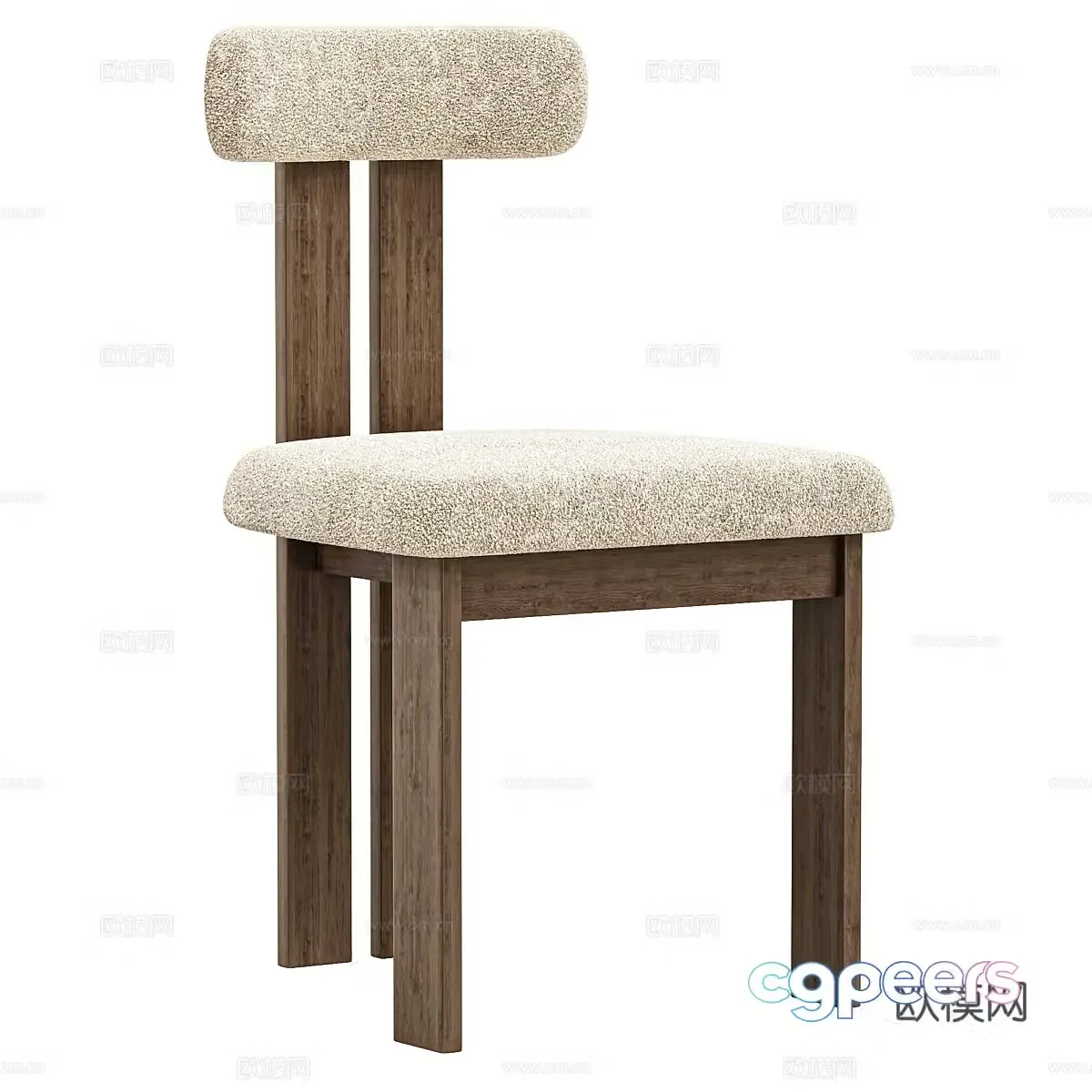 Single chair 3d model