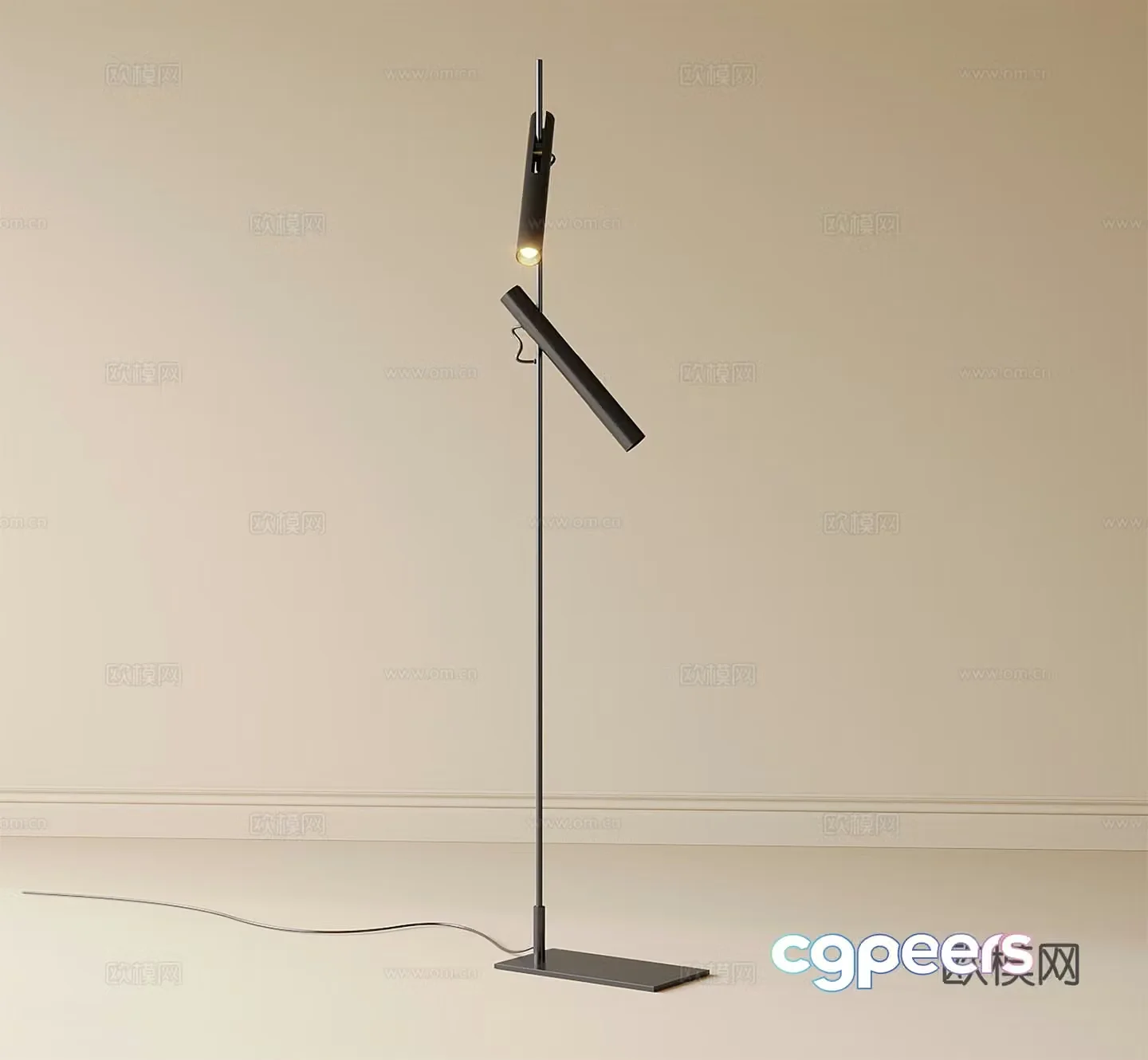 Modern floor lamp 3d model