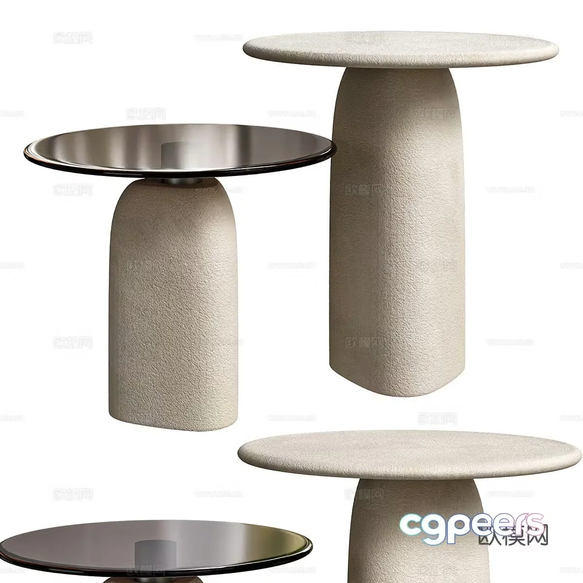 Modern wasabi border 3D model