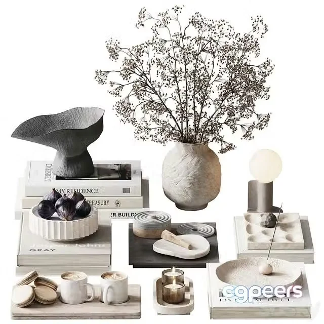 3ds Max Free – Decorative set H95