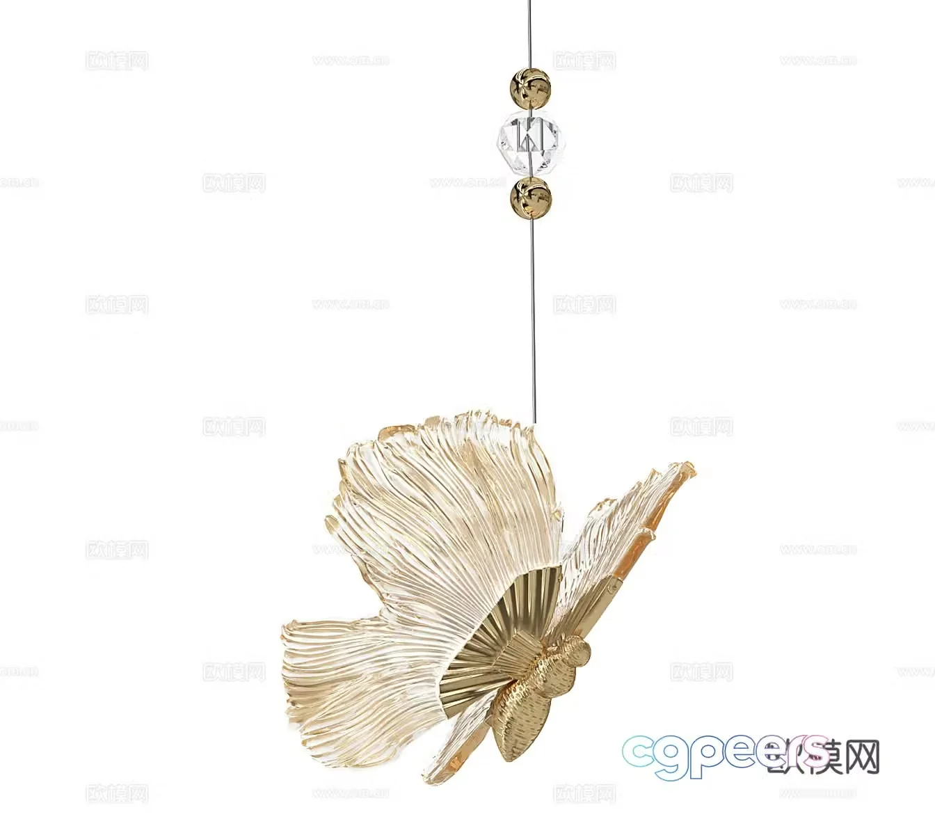 Light luxury chandeliers art chandeliers modeling chandeliers wing chandeliers restaurant chandeliers bar chandeliers 3D model