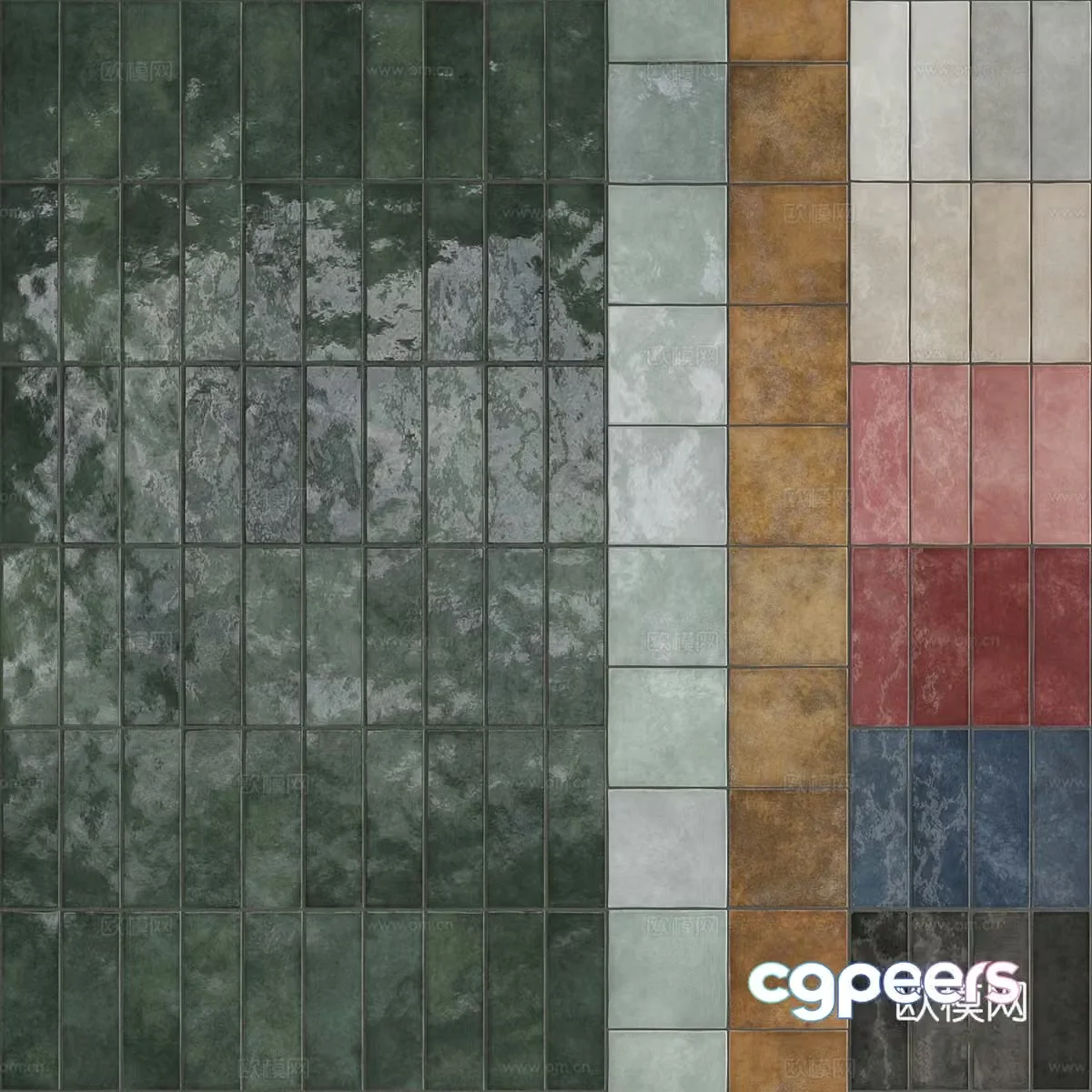 New Chinese tile 3D model
