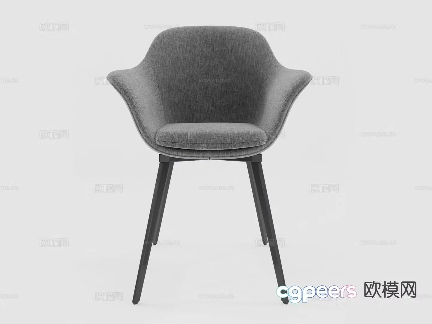 Modern chair leisure chair 3d model