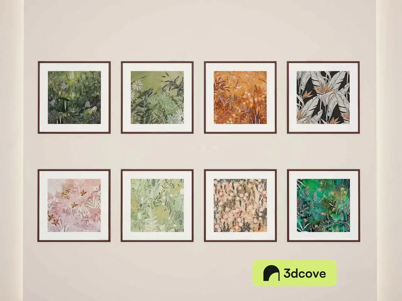 A Collection Of Framed Artwork