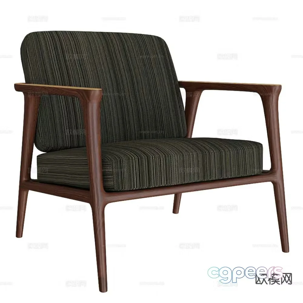 Moooi modern armchair chair lounge chair 3d model