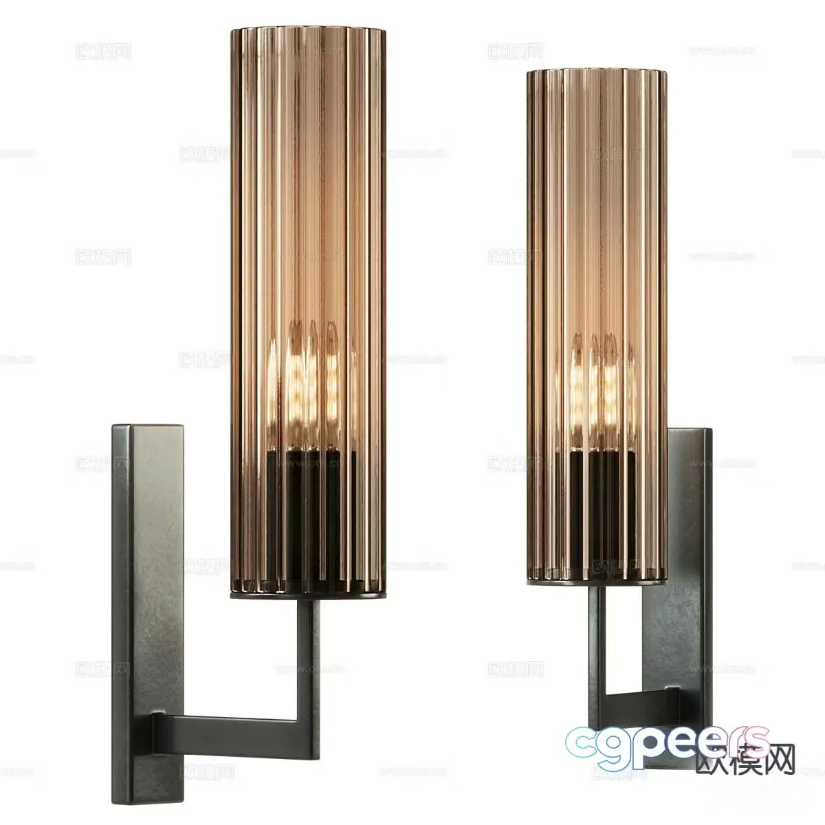 Light luxury wall lamp 3D model