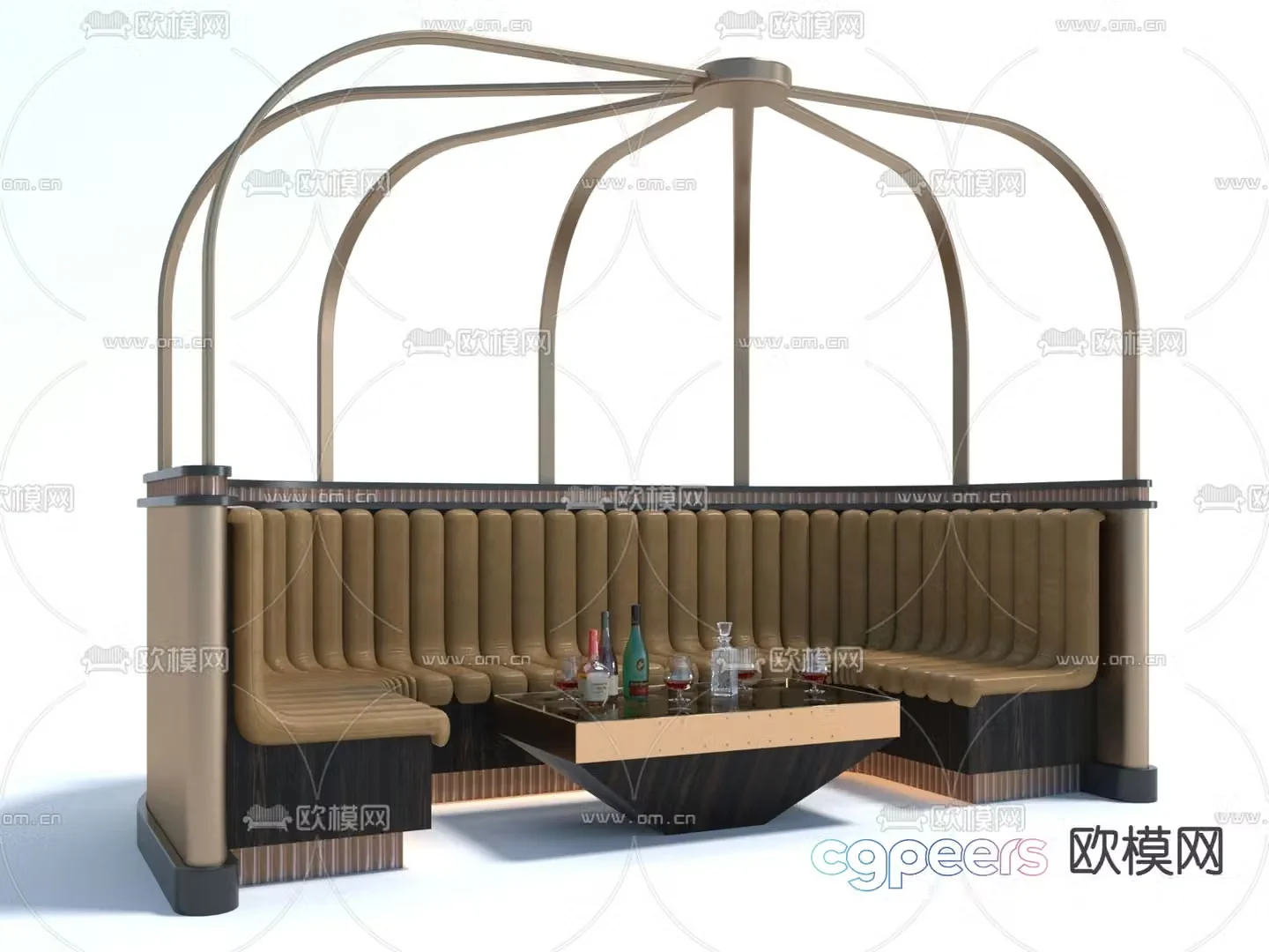 Card seat sofa card seat bar card seat 3D model