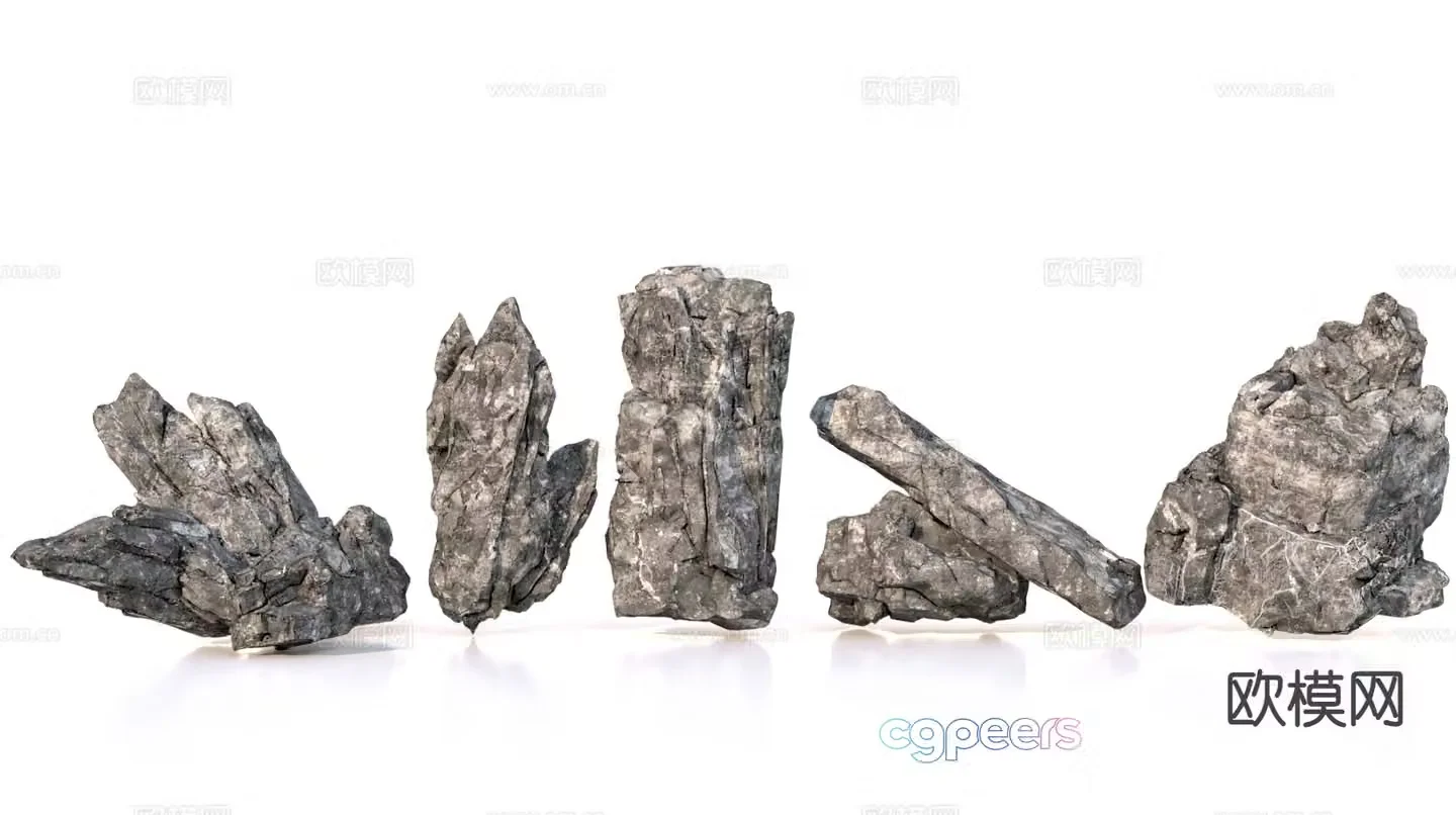 Rock Stone Stone Landscape Stone 3d model