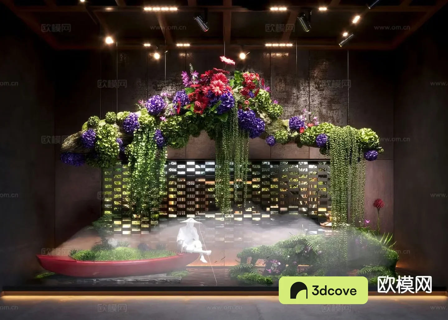 New Chinese style indoor landscaping bryophytes plant landscaping
