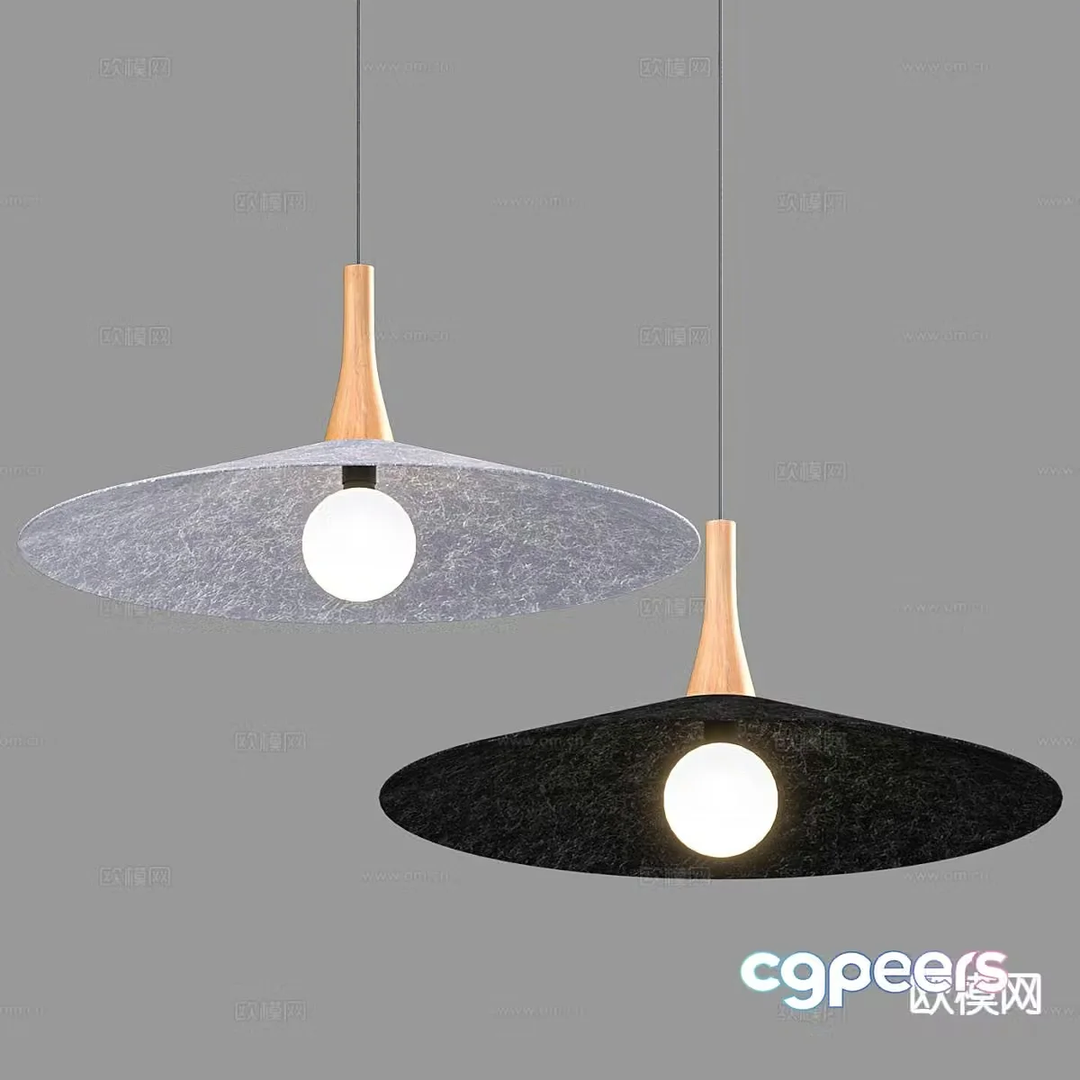 Nordic chandelier 3d model