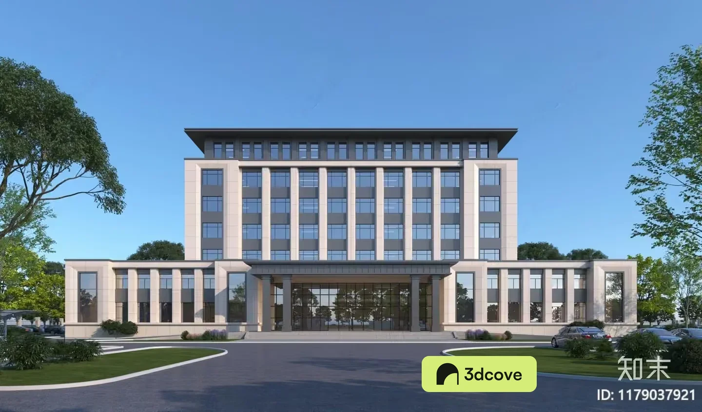A Large Multi-Story Building With Many Windows