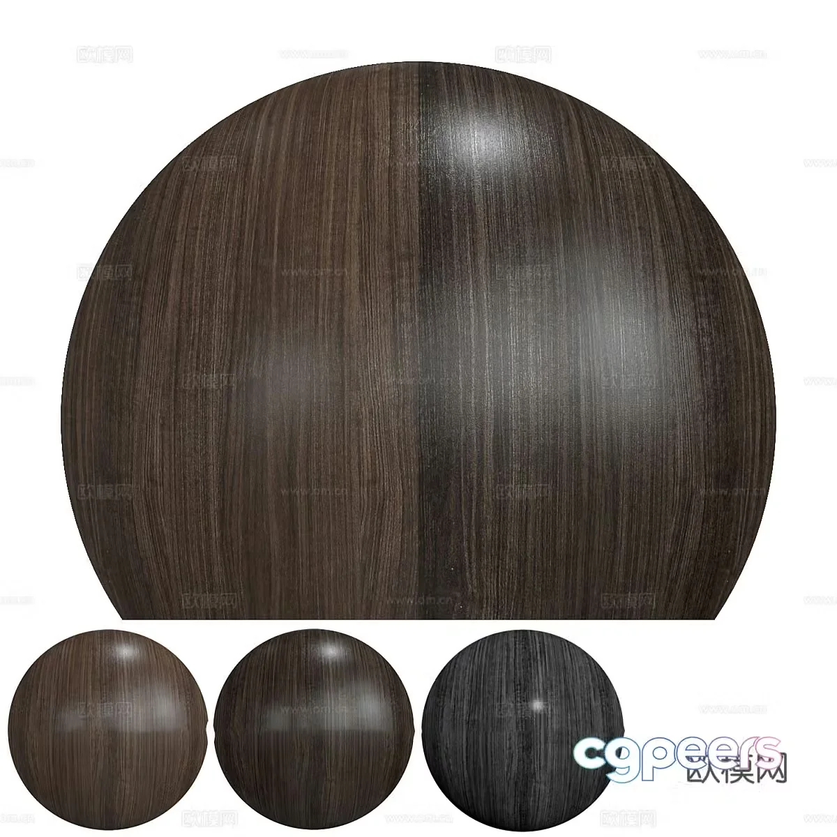 Modern Italian wood grain wood veneer 3d model